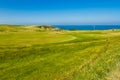 MORFA NEFYN Ã¢â¬â JUNE 3: Golf course putting green with golfers,